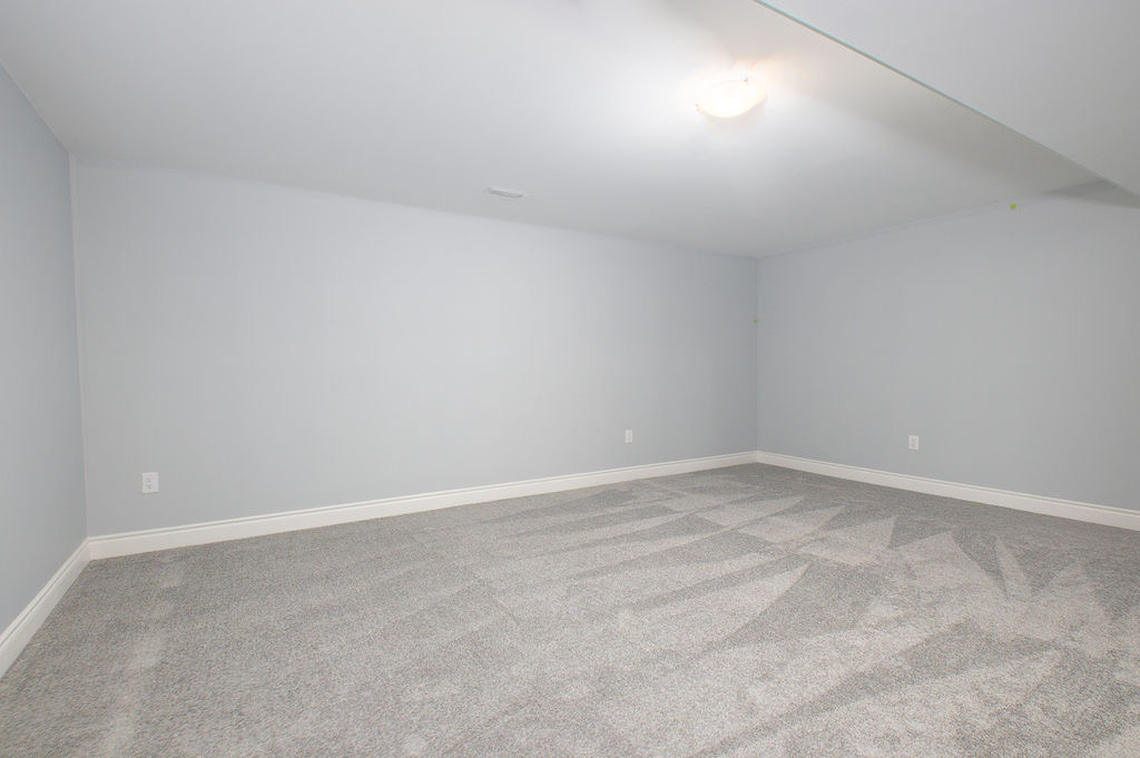 Lower level family room space
