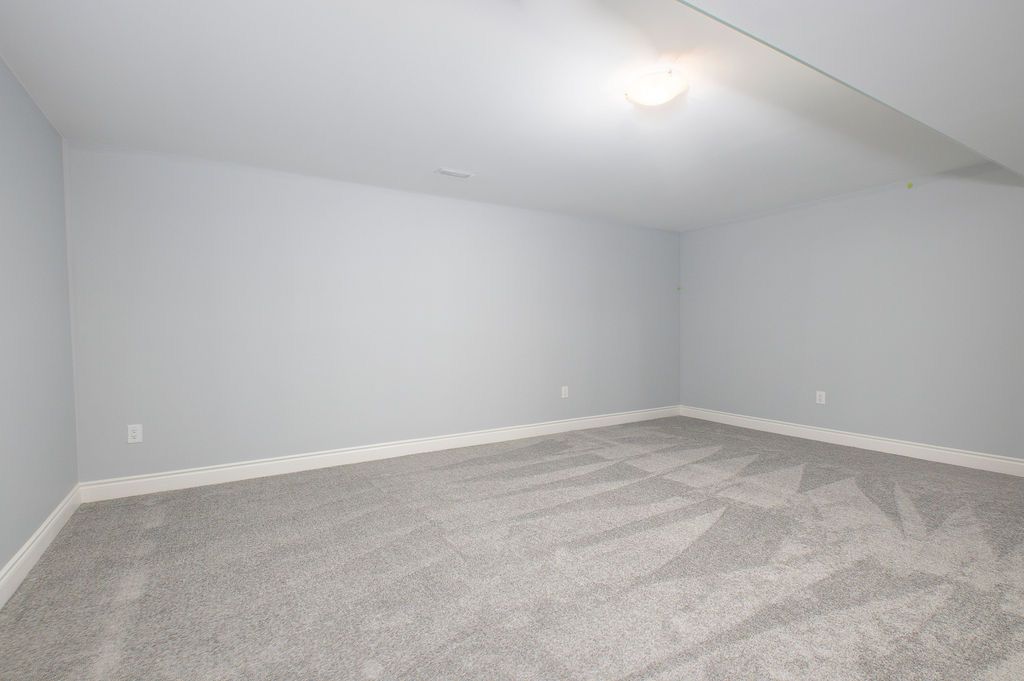 Lower level family room space