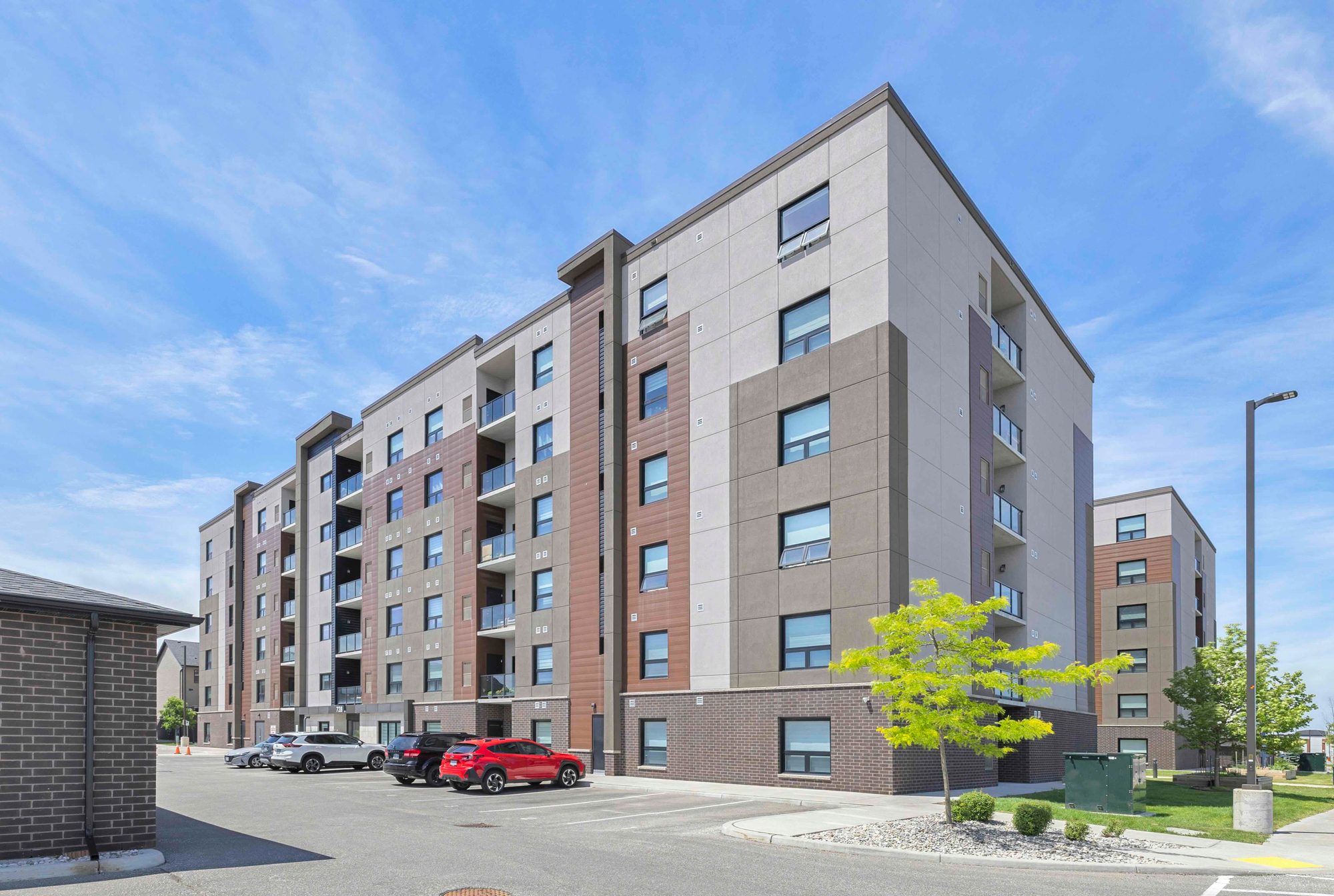 728 Brownstone - exterior view of the multi-storey residential building